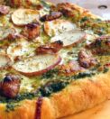 Pesto Pizza With Roasted Garlic & Potato