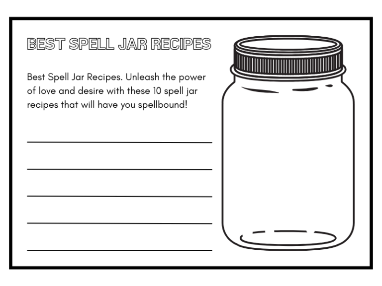 Best Spell Jar Recipes 2024 that will have you spellbound