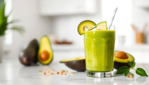 Healthy Keto Smoothie with Avocado