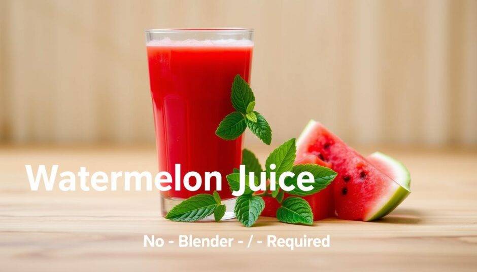 Watermelon Juice Recipe: No Blender Required