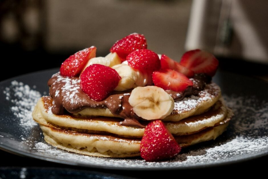 Banana Oat Pancakes with No Flour (Easy Blender Breakfast)