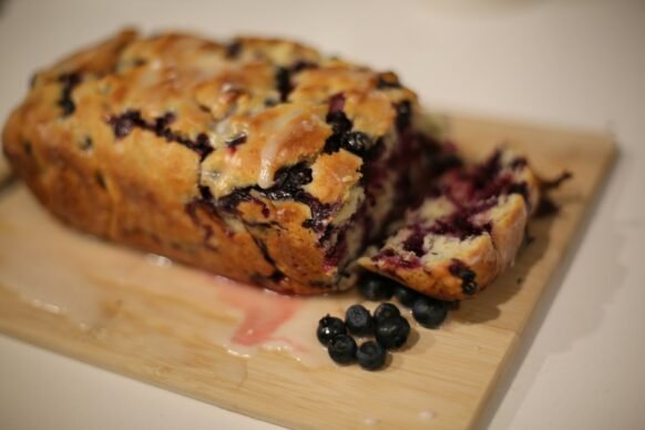 Lemon Blueberry Loaf Cake for Mother’s Day