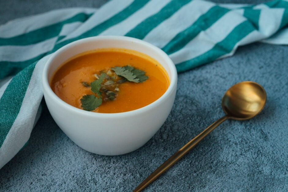 Roasted Carrot Ginger Soup (Creamy Dairy-Free Recipe)