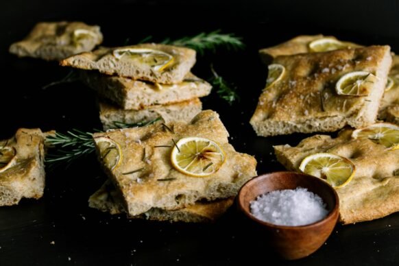 Easy Rosemary Focaccia Bread (No-Knead Overnight Recipe)